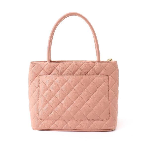 Chanel Reissue Tote Bag Caviar Skin Leather Pink Gold Metal Fittings - Picture 2 of 9